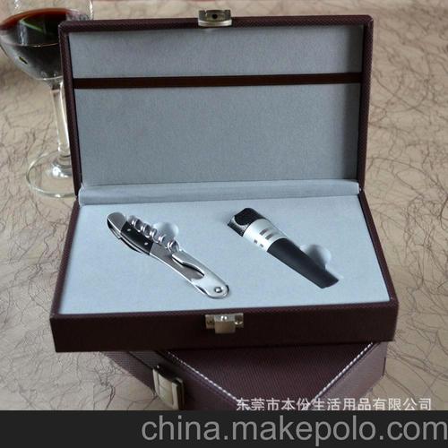 红典高档的侍者之刀 手工酒刀二件套酒具图片,供应专利红酒刀产品 红